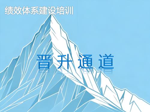 《晋升通道》内训课程